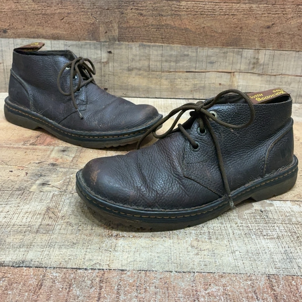 Dr. Martens Sussex Boots Mens Size 9 42 Brown Leather Chukka Ankle Casual